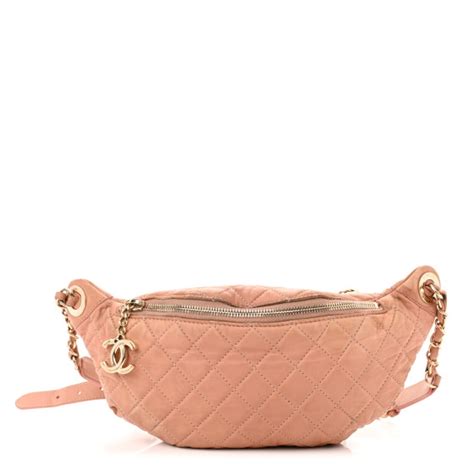 banane chanel femme|CHANEL Calfskin Quilted Banane Waist Bag Fanny Pack Pink .